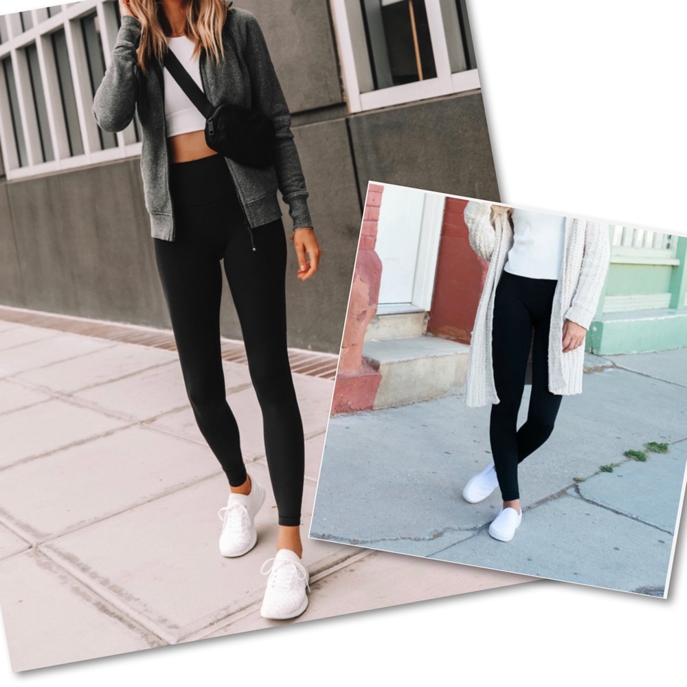 High Waisted Fleece Lined Leggings - Picture 6 of 6